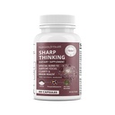 Rawleigh Sharp Thinking: 60 Capsules, Focus, Clarity, 内存支持, 3 Nootropoctics, DMAE Bartrate, Bacopa Monnieri, Phosphatidylserine, DHA & Vitamins A, C, D, E, B-Complex