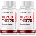 (2 Pack) Glyco Thrive Capsules, Official GlycoThrive Glycogen Support Pills with All Natural Ingredients, Advanced Formula Health Supplement with Max Strength Vitamins for Women & Men (120 Capsules)