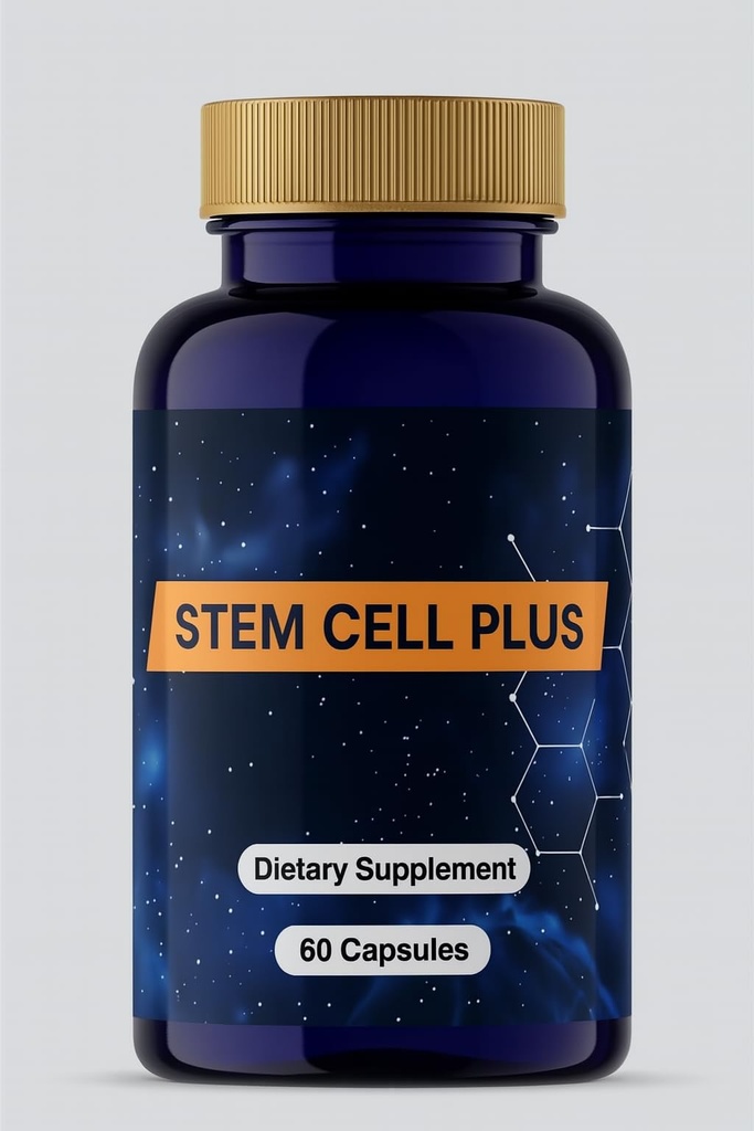 Stem Natural Cell 60 Capsule Blue Green Algae Non GMO Gluten Free Aphanizomenon Flos-aquae celula Madre suplement 1 Bottle All Natural Cell Plus