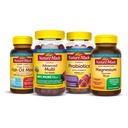 Nature Made Daily 4 Combo Pack, Multivitamin for Him and Her Gummies, Omega-3 from Fish Oil Softgels, Magnesium Glycinate Capsules, Probiotic Gummies, 4 Bottles