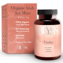 爱尔兰有机海 Moss Capsules with Burdock Root, Bladderwrack and Bioperine Black Pepper - 支持能源, Gut健康,甲状腺与抗衰老 - Vegan - 90 cm