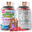 Saffron + Magnesium Glycinate Gummies for Kids Mood Relax Sleep Gummies, Liposomal Happy Organic Saffron Gummies Kids, Saffron Extract Supplements w/ L-Theanine & GABA for Calm - No Melatonin, 120Cts