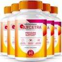 Glycetra Advanced Blood Formula Capsules, Official Glycetra Supplement Pills - Maximum Strength, All Natural Healthy Circulation & Stable Levels, Premium Glycogen Support Formula Reviews (5 Pack)