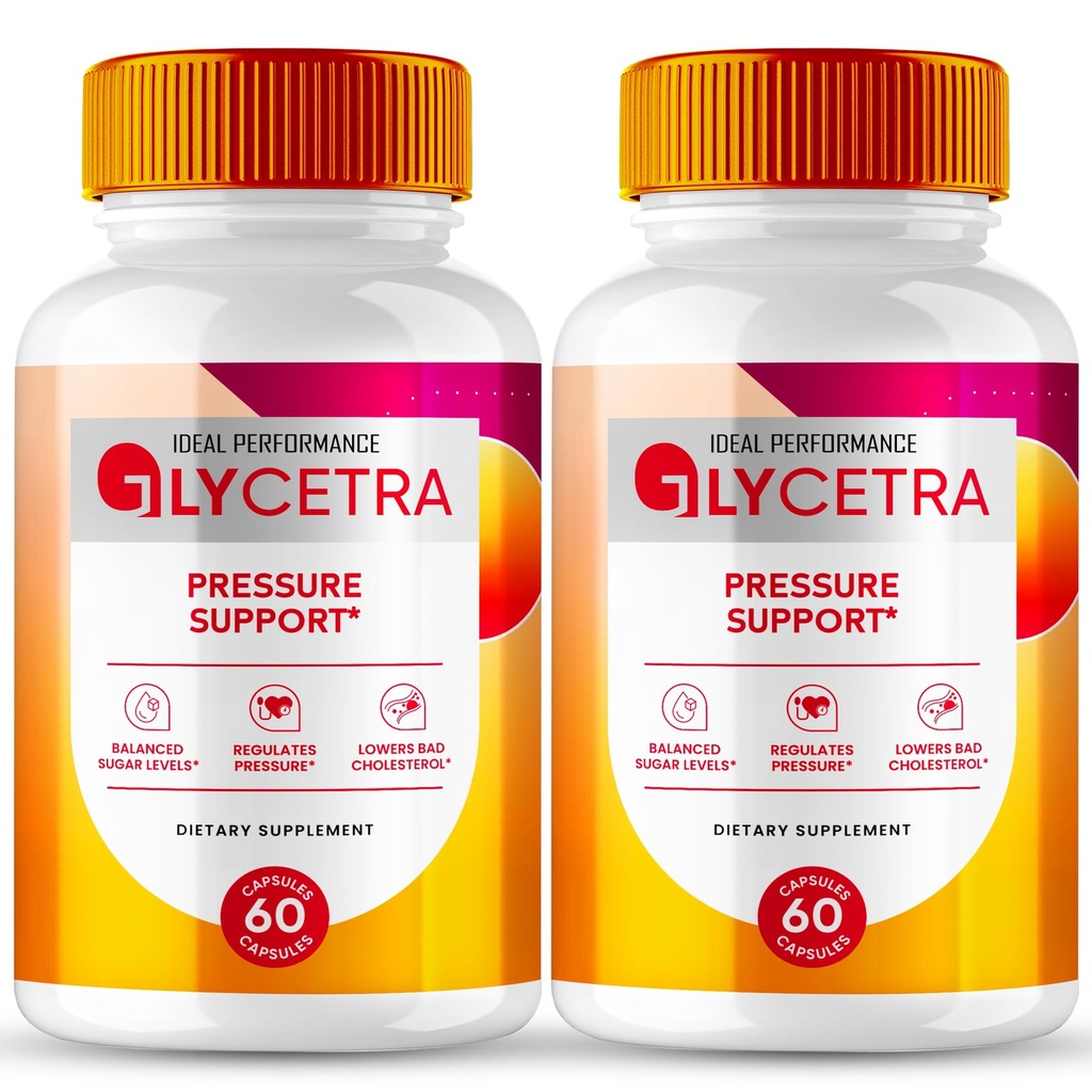 Glycetra Advanced Blood Formula Capsules, Official Glycetra Supplement Pills - Maximum Strength, All Natural Healthy Circulation & Stable Levels, Premium Glycogen Support Formula Reviews (2 Pack)