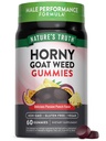 Nature's Truth Horny Goat Weed Gummies | 60 Count | with Maca Root | Vegan, Non-GMO & Gluten Free Supplement for Men | Passion Punch Flavor