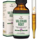 Valerian root Drops for Sleep - 有机 Valerian root Tincture 提取器 168mg - 1 FL OZ, 30 services (Better Absorbed Than Capsules, 增强 Valerian root Tea) 由双木进行放松和平静处理