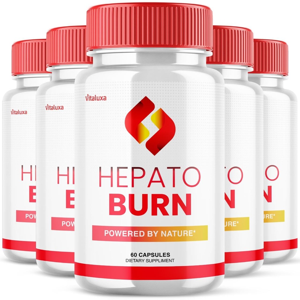 (5 Pack) Hepato Burn Capsules - HepatoBurn Supplement Pills Advanced Formula Wait Premium Blend All Natural Loss Support for Men Women, Hepataburn Reviews Maximum Strength Burner Health (300 Capsules)