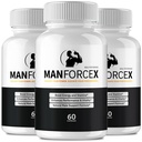 ManForceX Supplement for Men Capsules, Advanced ManForce X Natural Pills - Maximum Strength, All Natural Performance, Stamina & Energy Support, ManForceX Overall Health Support Reviews (3 Pack)