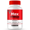 Max Vitalize for Men Capsules, Advanced MaxVitalize Natural Pills - Maximum Strength, All Natural Performance, Stamina, Energy & Overall Health Welness Support, Max Vitalize Reviews (60 Capsules)