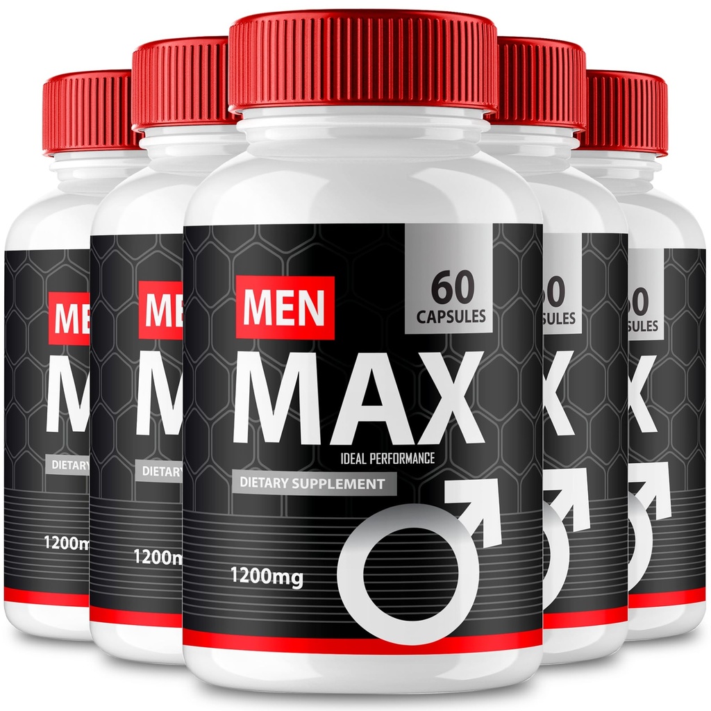 MenMax Capsules, MenMax Pills, MenMax All Natural Pills, MenMax - Maximum Strength Capsules, MenMax Performance Advanced, MenMax Capsules Reviews (5 Pack)