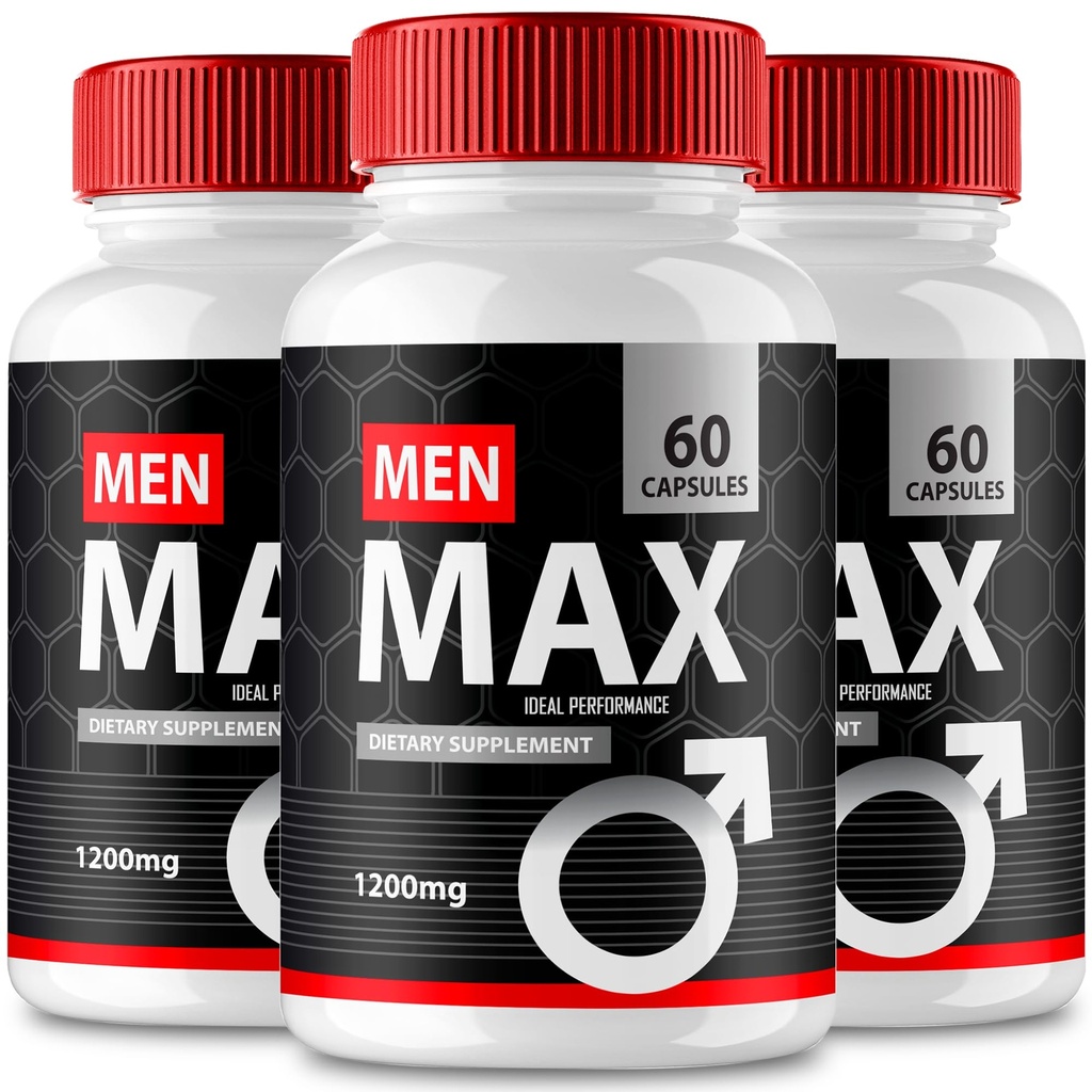 MenMax Capsules, MenMax Pills, MenMax All Natural Pills, MenMax - Maximum Strength Capsules, MenMax Performance Advanced, MenMax Capsules Reviews (3 Pack)