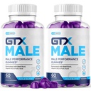 (2 Pack) GTX Male Gummies, GTXMale Gummies for Men with All Natural Ingredients, Advanced Formula Maximum Strength Supplement Support Your Active Lifestyle Naturally with Premium Vitamins(120 Gummies)