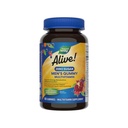 Nature's Way Alive! Zero Sugar Men's Gummy Multivitamins, Energy Metabolism*, Muscle Function*, B-Vitamins, No Sugar Alcohols, Plant-Based Sweeteners, Peach Flavored, 80 Gummies