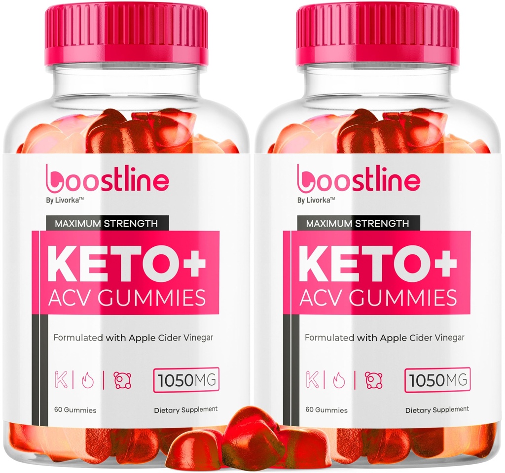 (2 Pack) Boostline Keto ACV Gummies Advanced Formula 1050MG All Natural Gummys, Boost Line Keto Plus Premium Formula Apple Cider Vinegar, Maximum Strength Gomitas Reviews, 120 Gummies for 2 Months
