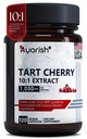 Tart Cherry Capsules 1050mg 120 Count Tart Cherry Extract 10:1 Antioxidant Supplement Plant Based Fruit Extract Capsules Vegan Non GMO