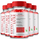Keto Luxe + Gummies, Keto Luxe ACV Keto Supplement Gummies - Maximum Strength, Keto+ ACV Gummys, All Natural Support Formula Keto+ACV Advanced Formula, Keto Luxe Gummy Reviews (5 Pack)