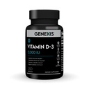 Genexis Vitamin D3 5000 IU (125 mcg) Softgels – 200 Count – High Potency Cholecalciferol for Immune Support, Bone & Muscle Health, Mood Support – Easy-to-Absorb in Olive Oil – Non-GMO, Gluten Free