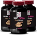 Balanced Energy Boost - MUIRA PUAMA BARK EXTRACT - Herbal Support, Dynamic Lift, Everyday Energy Source, Botanical Enhancement, Focus Power, Plant Synergy, Daily Recharge 3 Bottles 180 Capsules