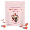Microjoy Elevate – Mood Support, Relaxation & Stress Relief Gummies – with L-Theanine, Lion’s Mane, 5-HTP & B6 – Vegan, Non-GMO – 30ct – Strawberry