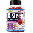 Therefore B.Sleep Calm Sleep Melatonin Gummies for Men & Women, Support Restful Sleep, Relaxation & Positive Mood, Non-Habit Forming- 60 Gummy