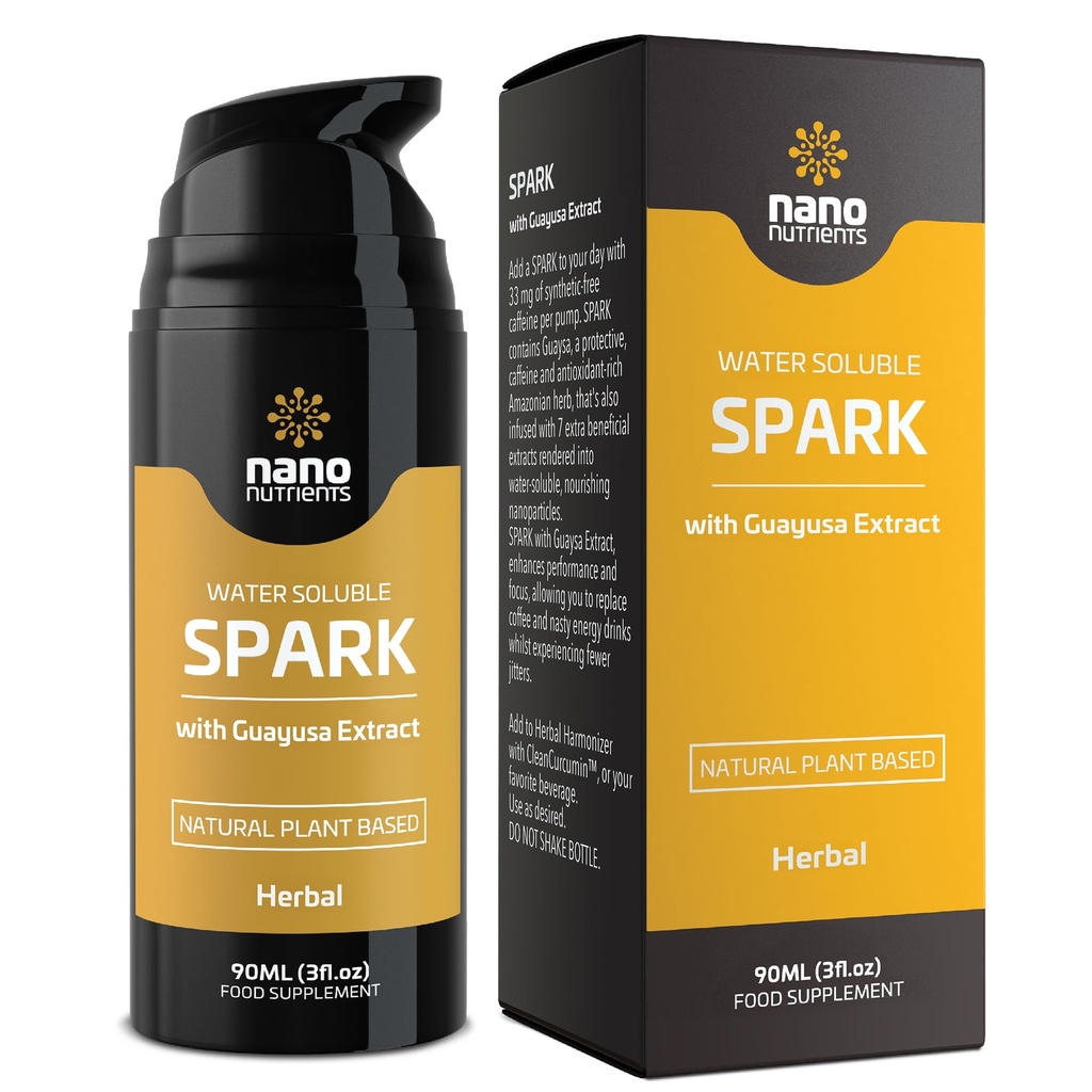 Spark with Guayusa Extract - A Unique & Sustainable Caffeine Lift - Cognitive Support Supplement - Energy Boost