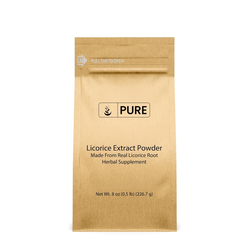 Licorice Extract (8 oz), Pure & Natural, Non-GMO & Gluten-Free Mulethi, Eco-Friendly Packaging