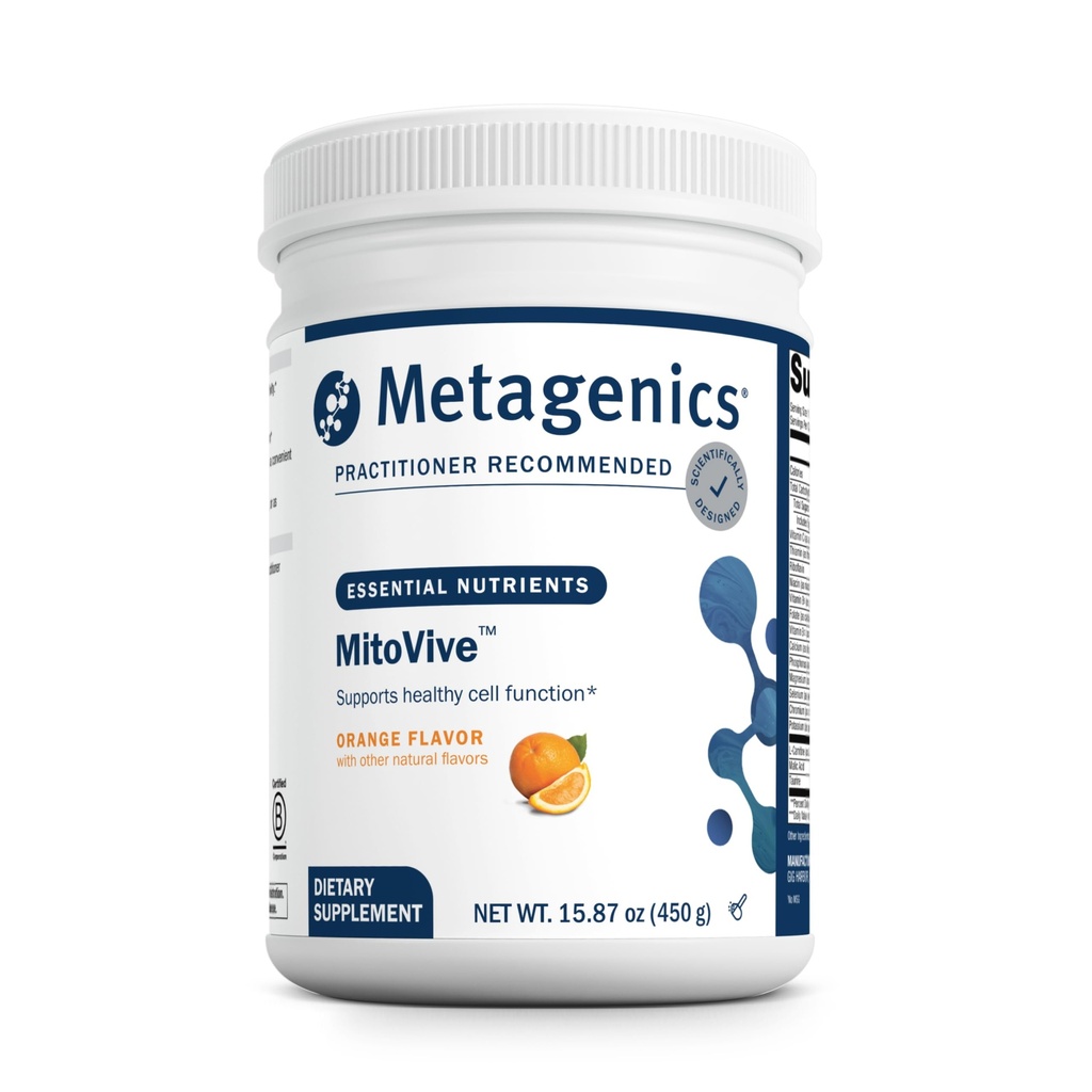 Metagenics MitoVive - Mitochondria & Energy Support Supplement* - with Amino Acids, Magnesium, L-Carnitine & Taurine - Supports Cellular Energy, Muscle Recovery & Stress Response* - 30 Servings