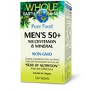 自然因素 全地球和海洋男子50+多维他明和矿物 - 日常营养支持多维他明 - 支持脑健康和免疫系统功能 - Vegan - 120片(60种服务)