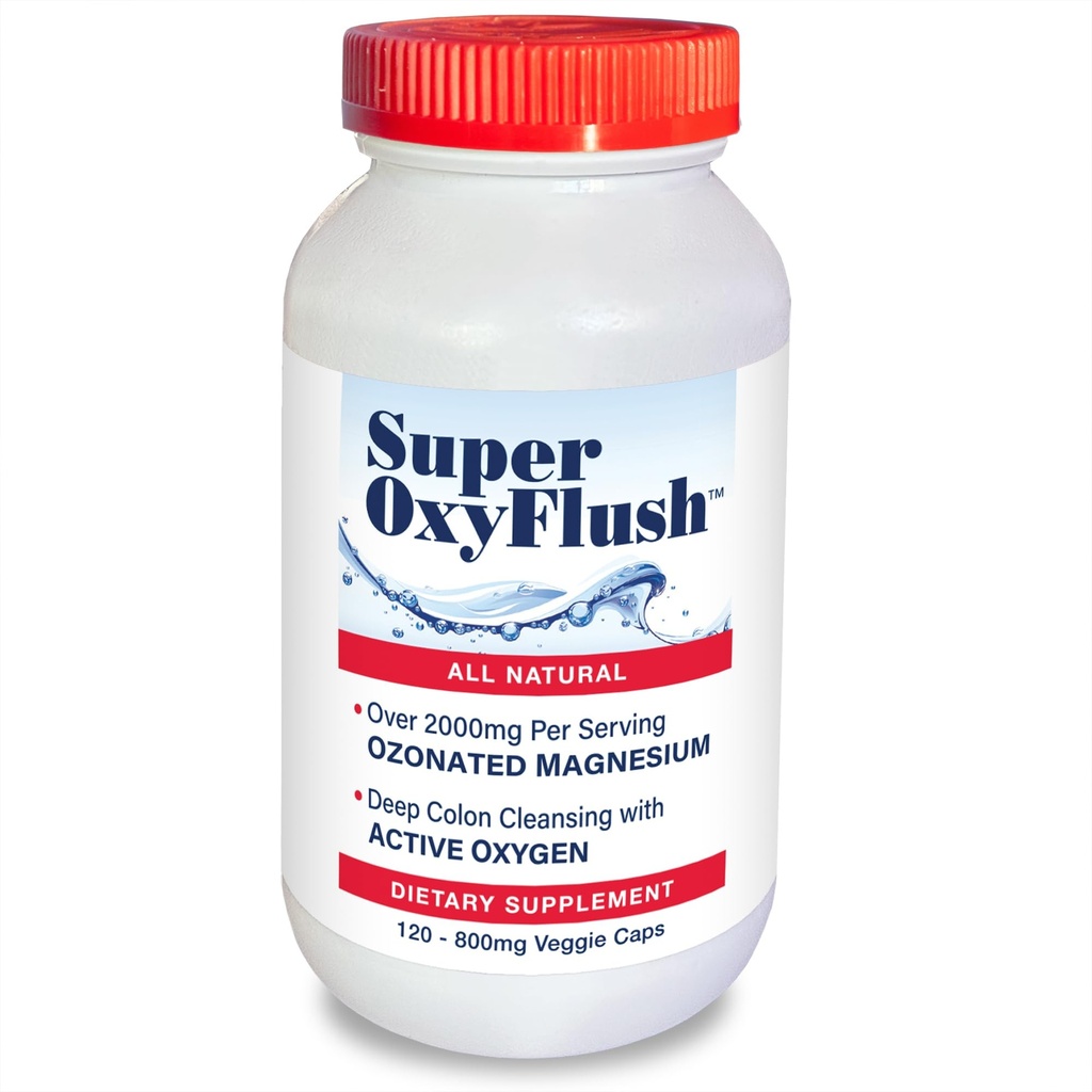 Super OxyFlush, effective colon cleanser aids gentle gut detox. Digestive cleanse for men, constipation relief for women. Energy booster for radiant skin and nutritional support.