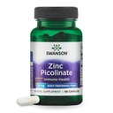 Swanson Zinc Picolinate Chelate 矿物补充剂,供成年人寻找免疫、视觉和前列腺支助 -- -- 身体首选形式 -- -- 22毫克(60维根卡普尔)