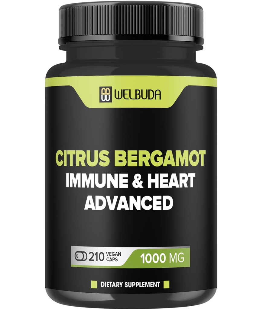 Citrus Bergamot配橄榄叶、Hawthorn Berry & More -- -- 循环健康、保护功能、皮肤健康综合公式 -- -- 210卡普尔 -- -- 105天