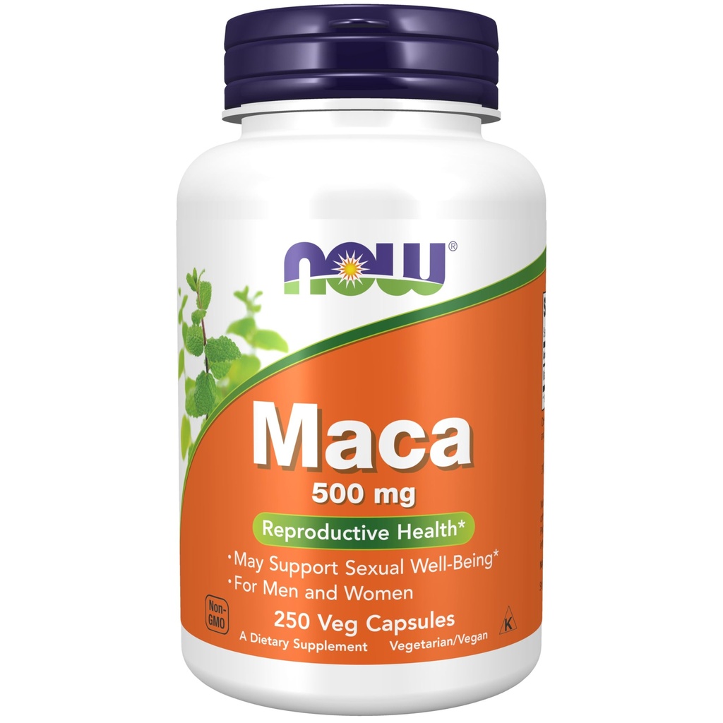 食品补充品,Maca (Lepidium meyenii) 500毫克,男女,生殖健康*,250Veg Capsules