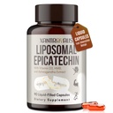 Liposomal Epicatechin Supplement 1200mg - Advanced Formula with Vitamin D3, HMB & Ashwagandha - for Nitric Oxide Production, Strength & Heart - High Absorption,90 Liquid Capsules