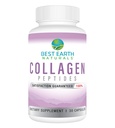 Best Earth Naturals Hydrolyzed Collagen Type I & III - Collagen Peptides Supplement for Women and Men to Support Hair, Skin, Nails, & Joints 30 Day Supply (30 Capsules)