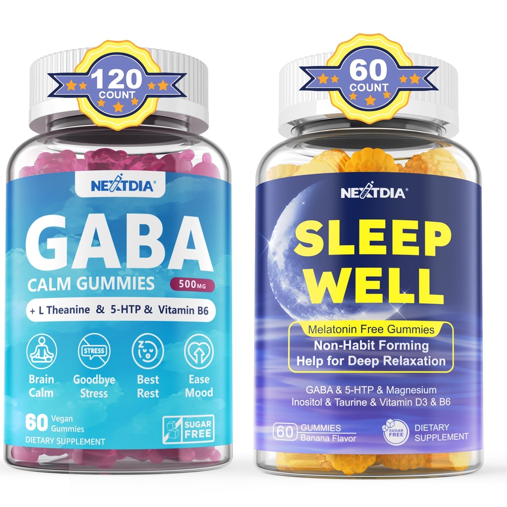 GABA Gummys,Melatonin 自由自然睡眠 Gummys