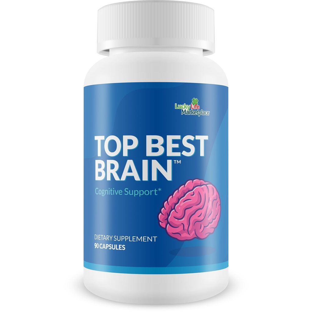 Top Best Brain - Cognitive Support Supplement for Memory, Focus, & Mental Clarity - Promote Improved Concentration, Cognition, & Motivation - Brain Pills for Cognitive Health - Nootropic Formula