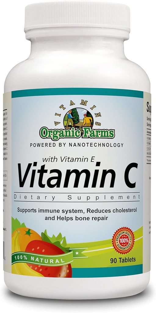 OFV 100% 天然维生素C与维生素E,基本膳食补充90片