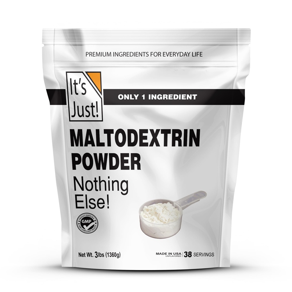 - 大规模增生粉,100%的Maltodextin(复合碳水化合物),可持续能源,快速吸收,非GMO,易添加任何蛋白质摇晃,3lbs/38