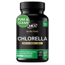 Chlorella Capsules 3000 mg - 裂缝细胞壁蓝绿色藻类补充剂 - 最佳天然排毒清洁剂 - 植物维生素 矿物 氯素 Vegan蛋白粉丸 - 美国制造