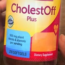 Cholest-Off Plus 210 Softgels 900 mg Plant Sterols | Take 2 Softgels Twice Daily - Gluten Free