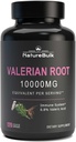 Valerian Root Capsules - 等效于1000mg, 4X 集中提取 - 高度集中, 120 capsules