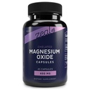 Zeal Naturals Magnesium Oxide Capsules 400mg – with NU-MAG® – Supports Calm Sleep, Muscle, Nerve & Digestive Health | Non-GMO, Third Party Tested | 45 Capsules