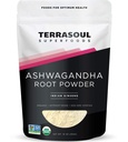 Terrosoul超级食品 有机Ashwagandha 根粉, 1 Lb - 压力适应剂 \ 可能改善睡眠 QQ 测试实验室的质量