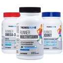 Runner Multivitamin, Omega-3 Fish Oil, Joint Supplement (1 Month - 60 Tablets, 60 Softgels, 90 Capsules)