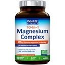 固有生命力 10 in-1 镁 复合体 960 mg, 420 mg 元素 mag per service, 带有镁 甘油酸, Citrate, Malate, and More, Sleep, Digestion, Energy Support, 90 Vegan Caps