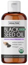 UDA 有机黑籽油液体(16 fl oz) 冷椒 Nigella Sativa 生产纯黑胶种子油 - 抗氧化剂补充剂 - Vegan, Gluten-free, & Non-GMO(无药丸或卡普尔)