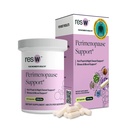 resW Perimenopause Postbiotic Supplement for Women - Hot Flash Support, Night Sweat Relief, Hormone Free, Vegan, Gluten Free, Non GMO, Plant Based Gut Health Support - 60 Capsules