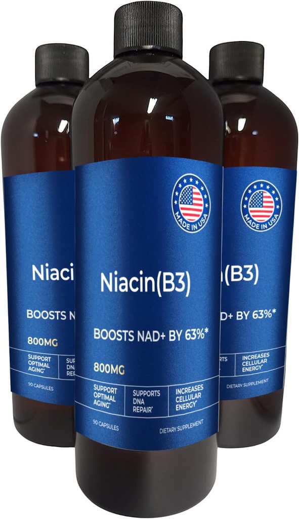 NIACIN(B3) - B3 Niacin 补充 | 矿物补充 | 18 Capsule, 800 mg