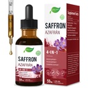 CHLORO Organic Saffron (Crocus sativus) Drops, Herbal Supplement for Mood Support, Focus Support & Cognitive Support. 2 oz-Original