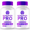 Memorion Pro Premium Capsules, Official Memorion Pro Supplement for Brain Health & Memory Support - Maximum Strength, Advanced Nootropic Pills, All Natural MemorionPro Support Reviews (2 Pack)